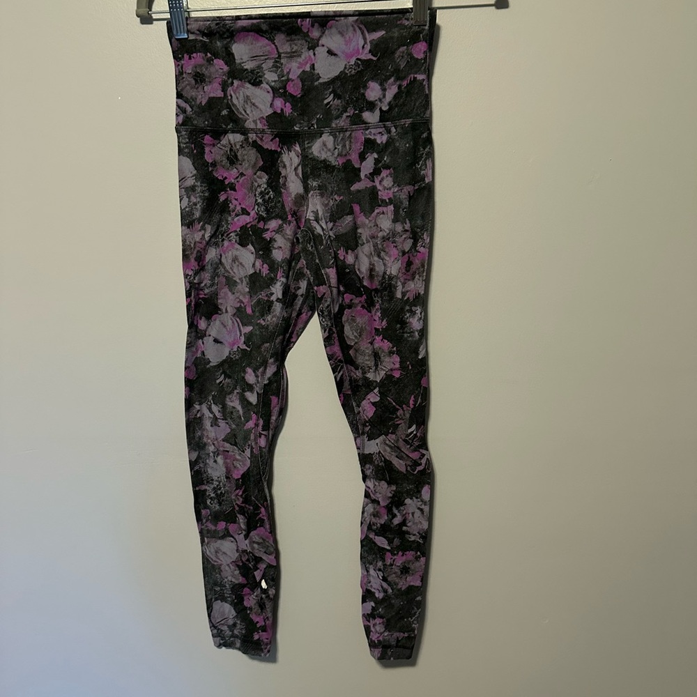 Lululemon Athletica Pink and Gray Patterned Hoodie